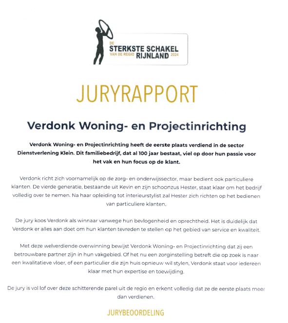 juryrapport Verdonk Woning en Projectinrichting