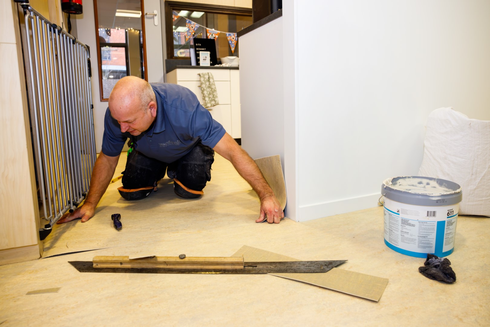 vloerspecialist egaliseert ondervloer Verdonk Styling